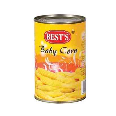 Best's Baby Corn Tin 425 gm